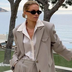 NA - KD Pocket Detail Oversized Blazer